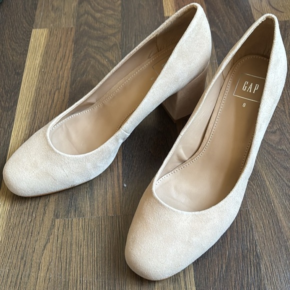 New GAP Women's Light Pink/tan Block Heel Shoes‎ - Picture 1 of 7